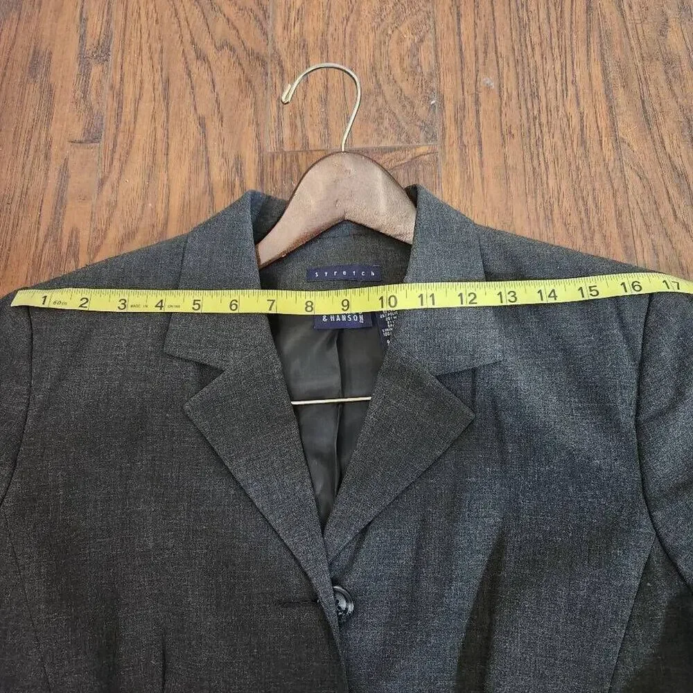 Hillard & Hanson Suit Blazer Size 12